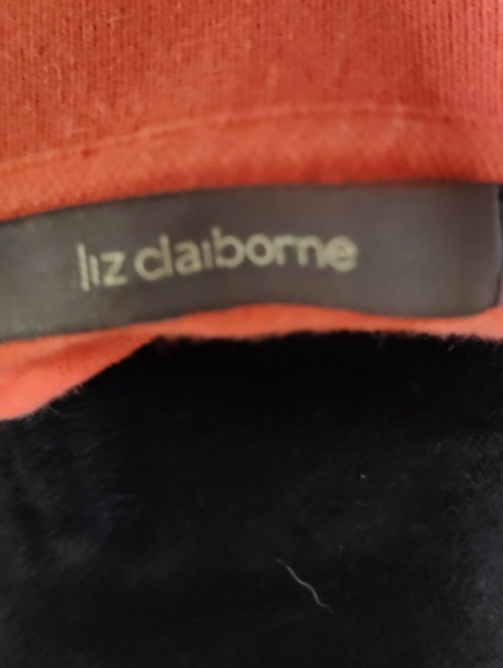 Liz Claiborne Coral Polo Shirt with Contrast Trim - Picture 4 of 4